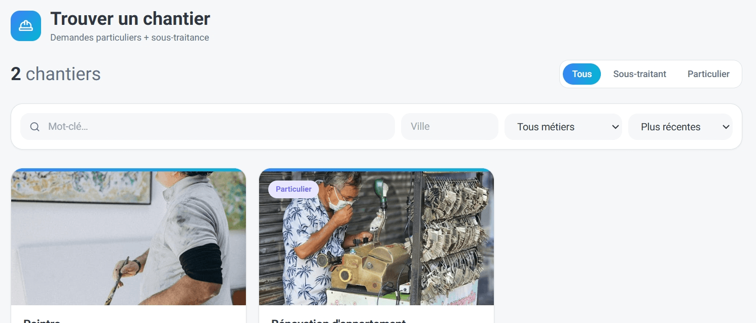 Marketplace & Mise en relation